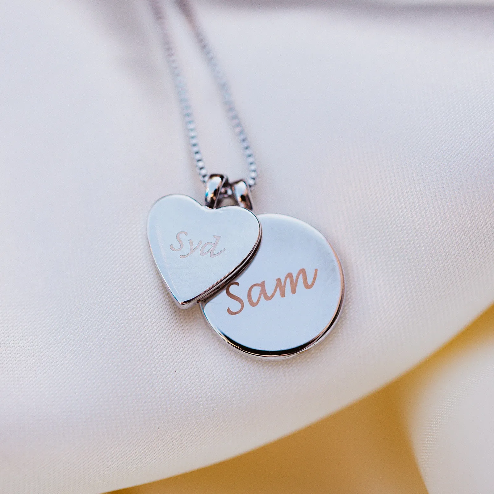 Engravable Layered Pendant sold by Pura Vida product image thumbnail 5