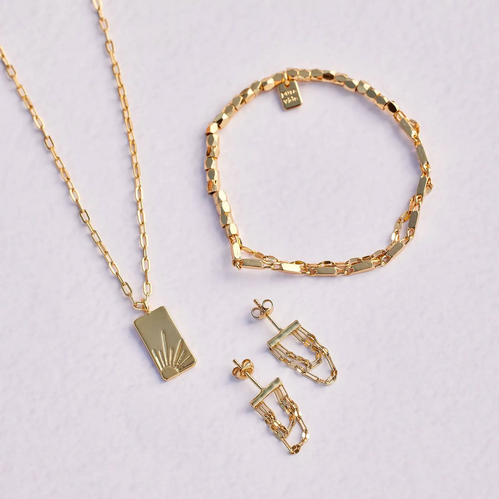 Draped Bar Earrings sold by Pura Vida product image thumbnail 3