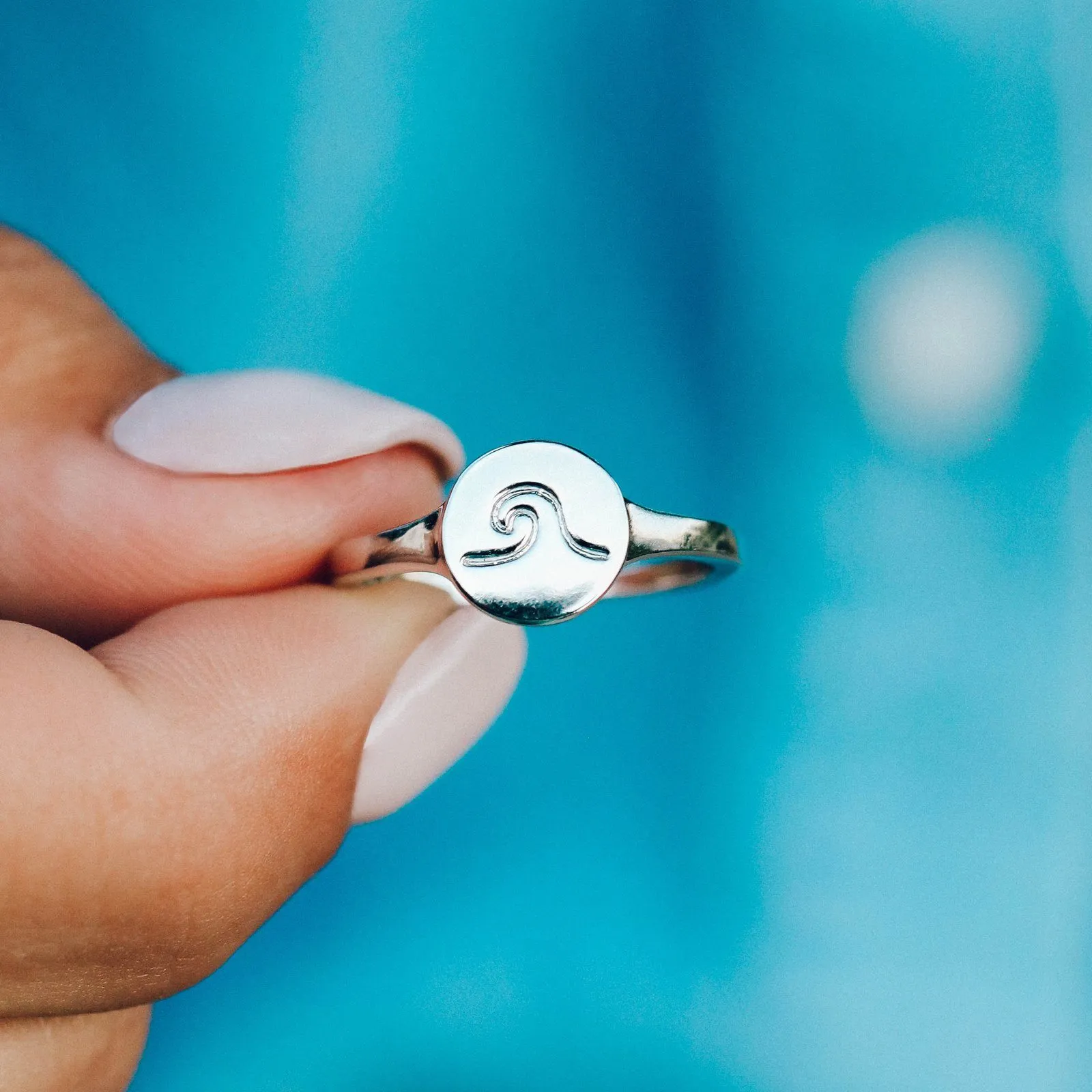 Wave Coin Ring sold by Pura Vida product image thumbnail 4