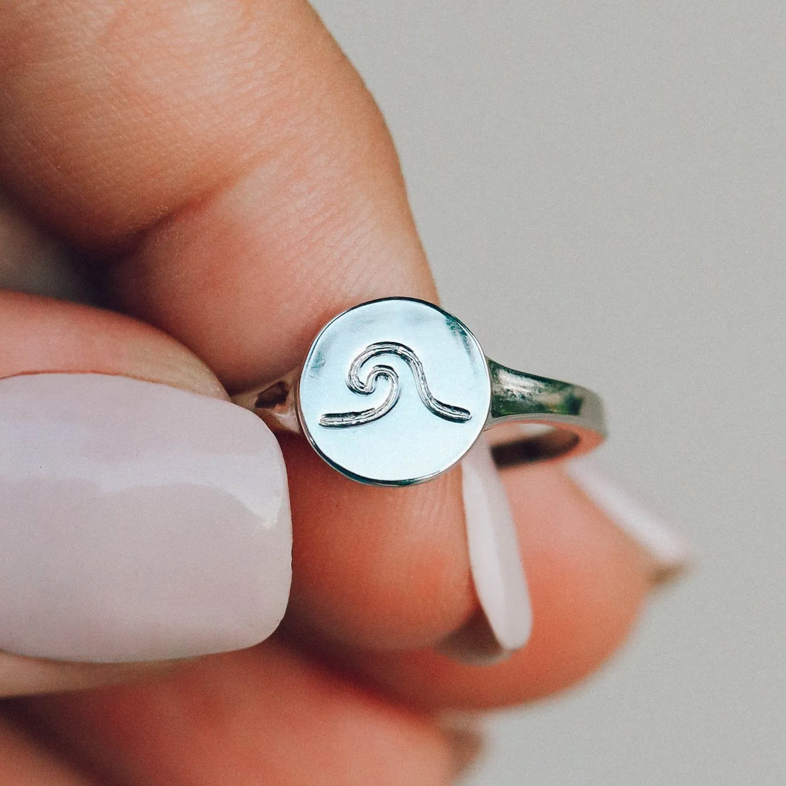 Wave Coin Ring sold by Pura Vida product image thumbnail 3