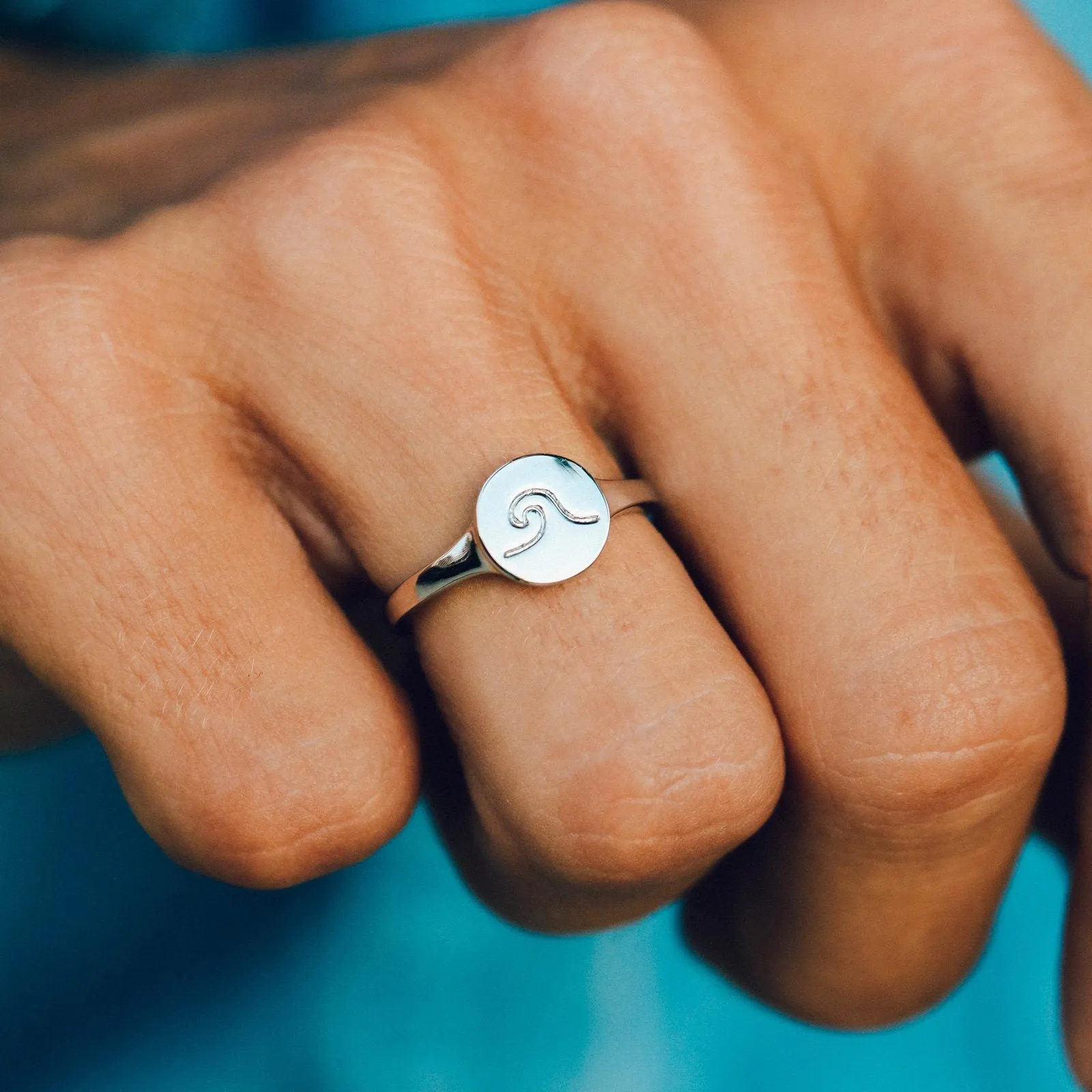 Wave Coin Ring sold by Pura Vida product image thumbnail 2