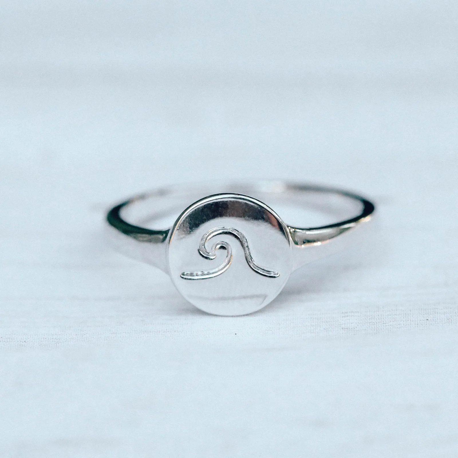 Wave Coin Ring sold by Pura Vida product image thumbnail 5