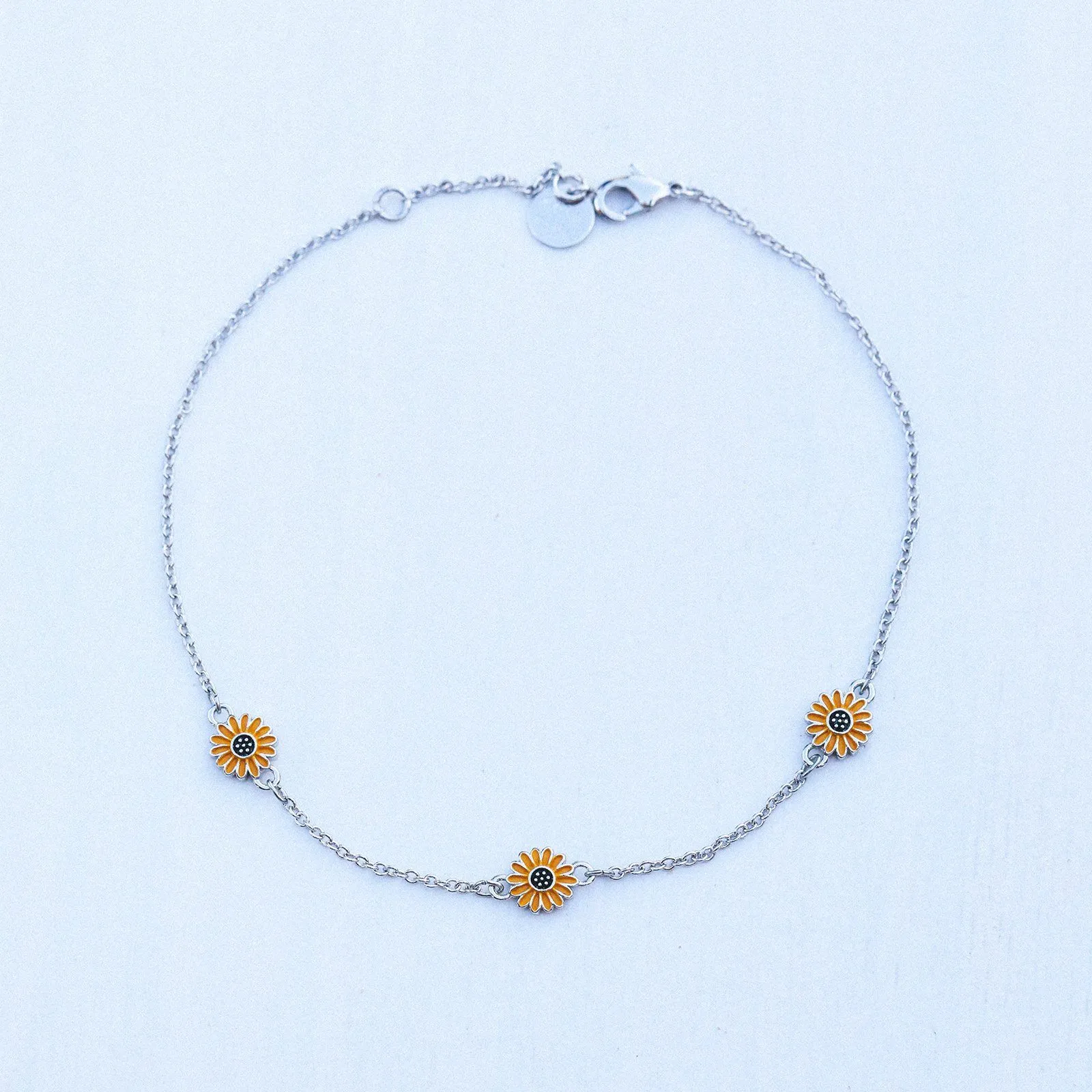 Enamel Sunflower Anklet sold by Pura Vida product image thumbnail 5
