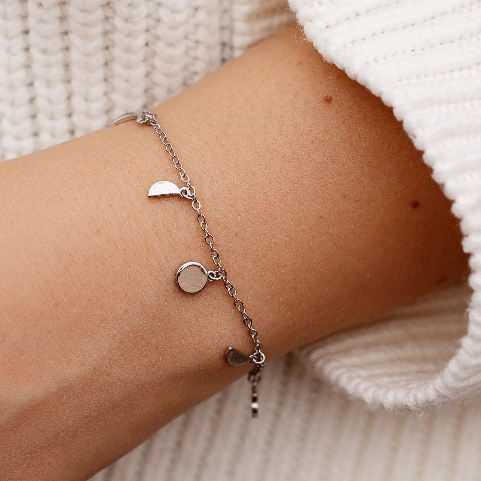 Moon Phases Slider Bracelet sold by Pura Vida product image thumbnail 4