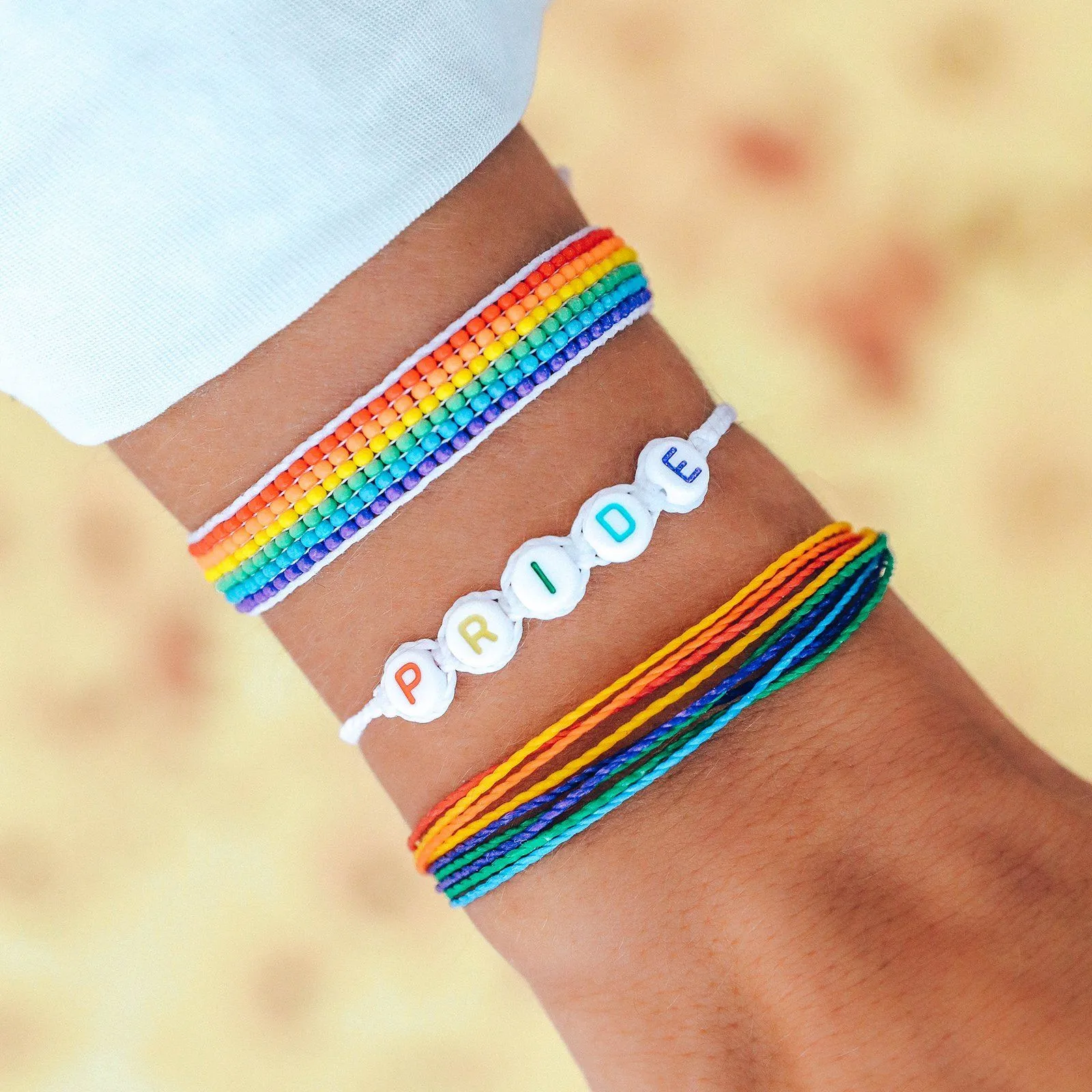 Pride Alphabet Bead Bracelet sold by Pura Vida product image thumbnail 3