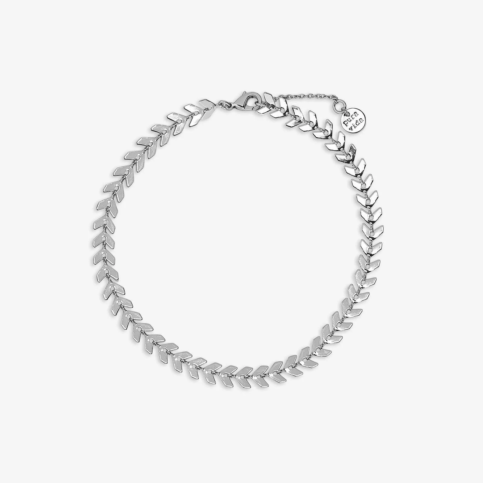 Chevron Chain Anklet sold by Pura Vida
