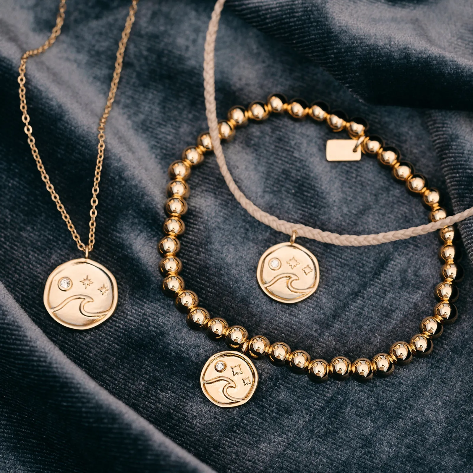 Wave Metal Stretch Bracelet sold by Pura Vida product image thumbnail 4