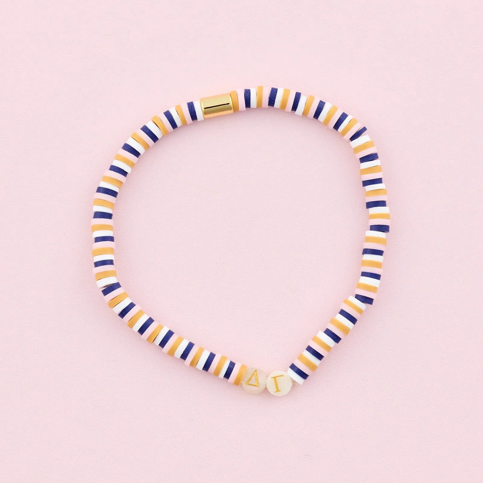 Delta Gamma Stretch Bracelet sold by Pura Vida product image thumbnail 4