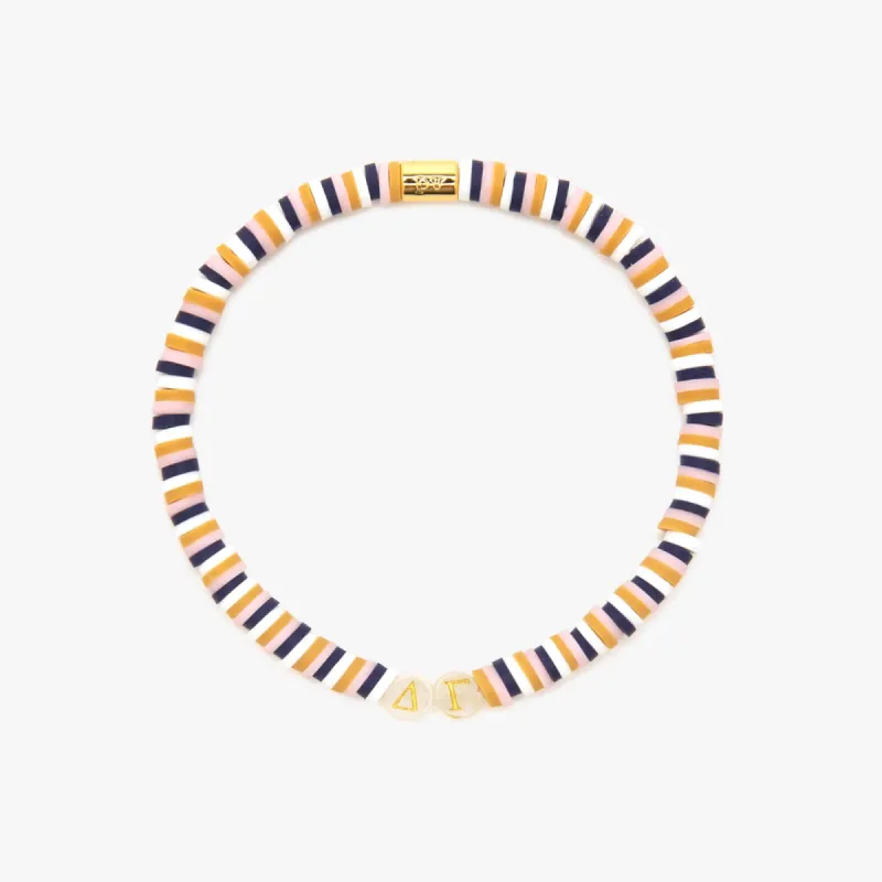 Delta Gamma Stretch Bracelet made by Pura Vida