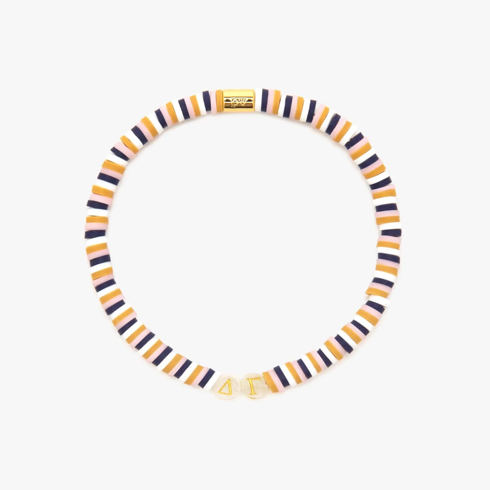 Delta Gamma Stretch Bracelet sold by Pura Vida