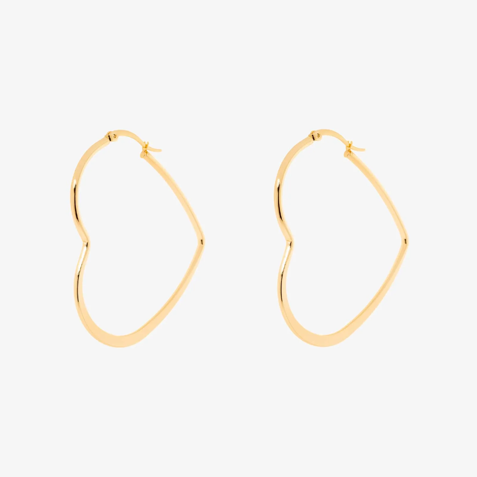 Oversized Heart Hoop Earrings sold by Pura Vida