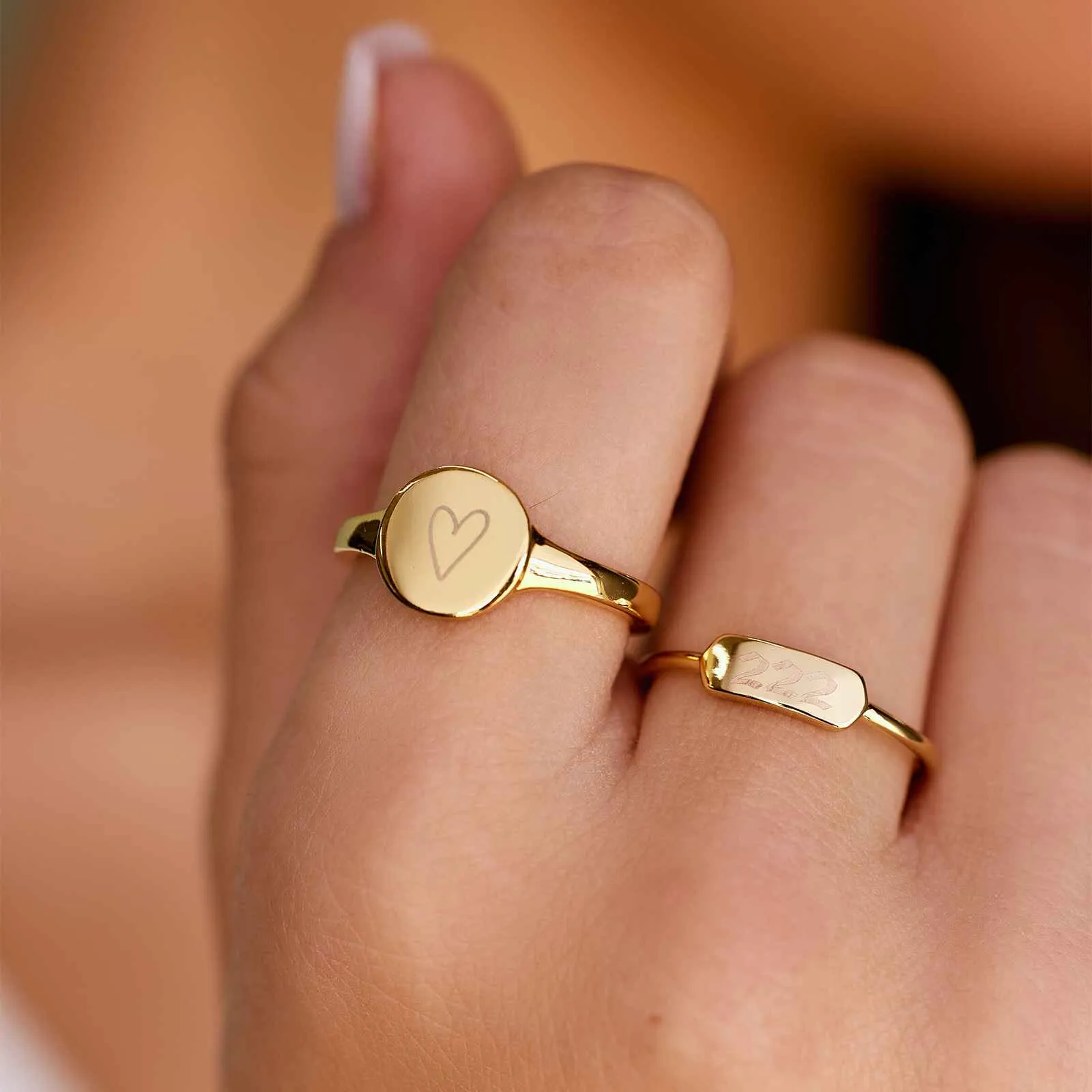Engravable Signet Ring sold by Pura Vida product image thumbnail 4