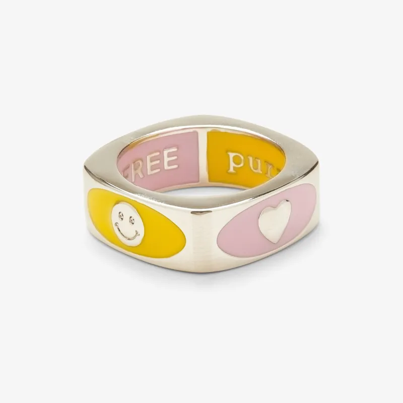 Inside Out Enamel Ring sold by Pura Vida