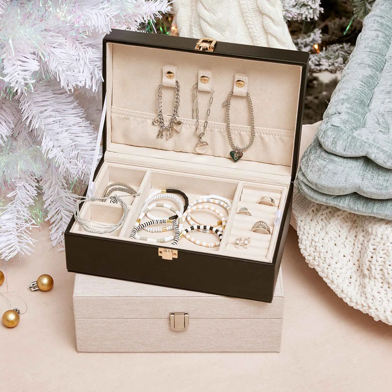 Faux Leather Jewelry Box sold by Pura Vida