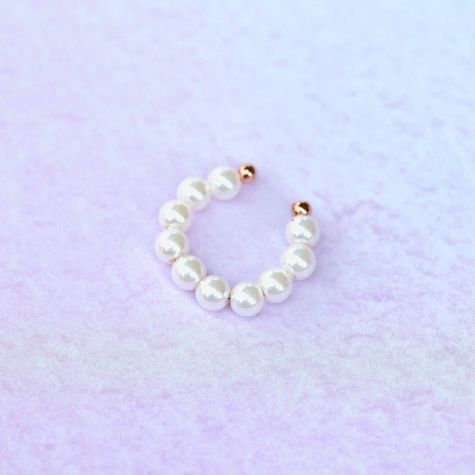 Bitty Pearl Ear Cuff sold by Pura Vida product image thumbnail 4