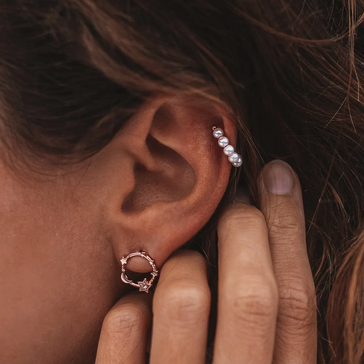 Bitty Pearl Ear Cuff sold by Pura Vida product image thumbnail 5