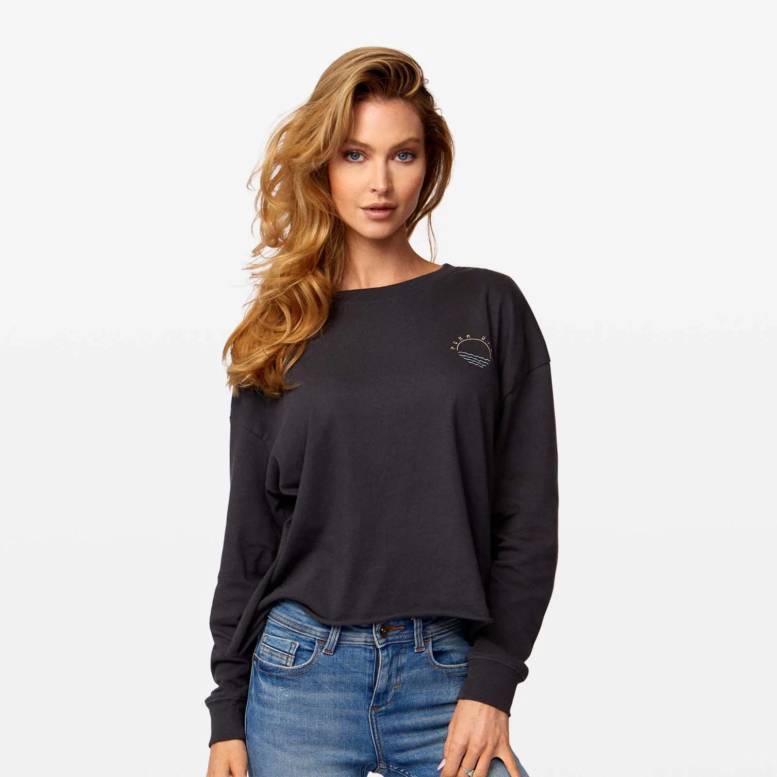 International Surf Tour Long Sleeve Boxy Tee sold by Pura Vida product image thumbnail 3