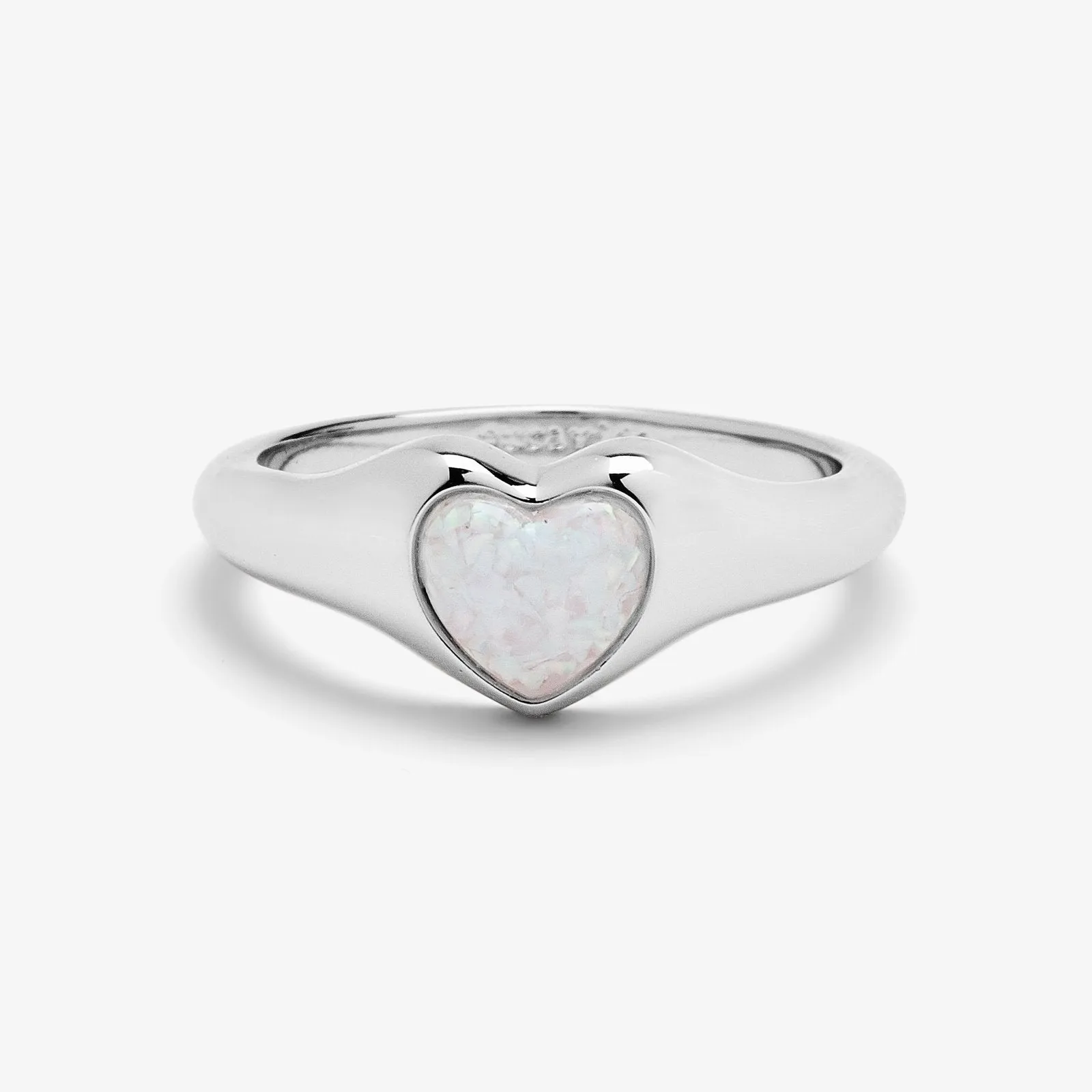 Stone Heart Signet Ring sold by Pura Vida product image thumbnail 2