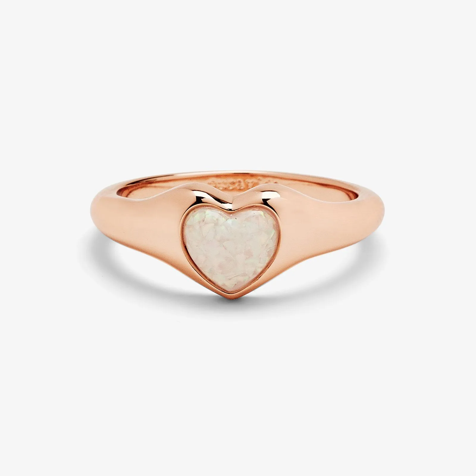 Stone Heart Signet Ring sold by Pura Vida