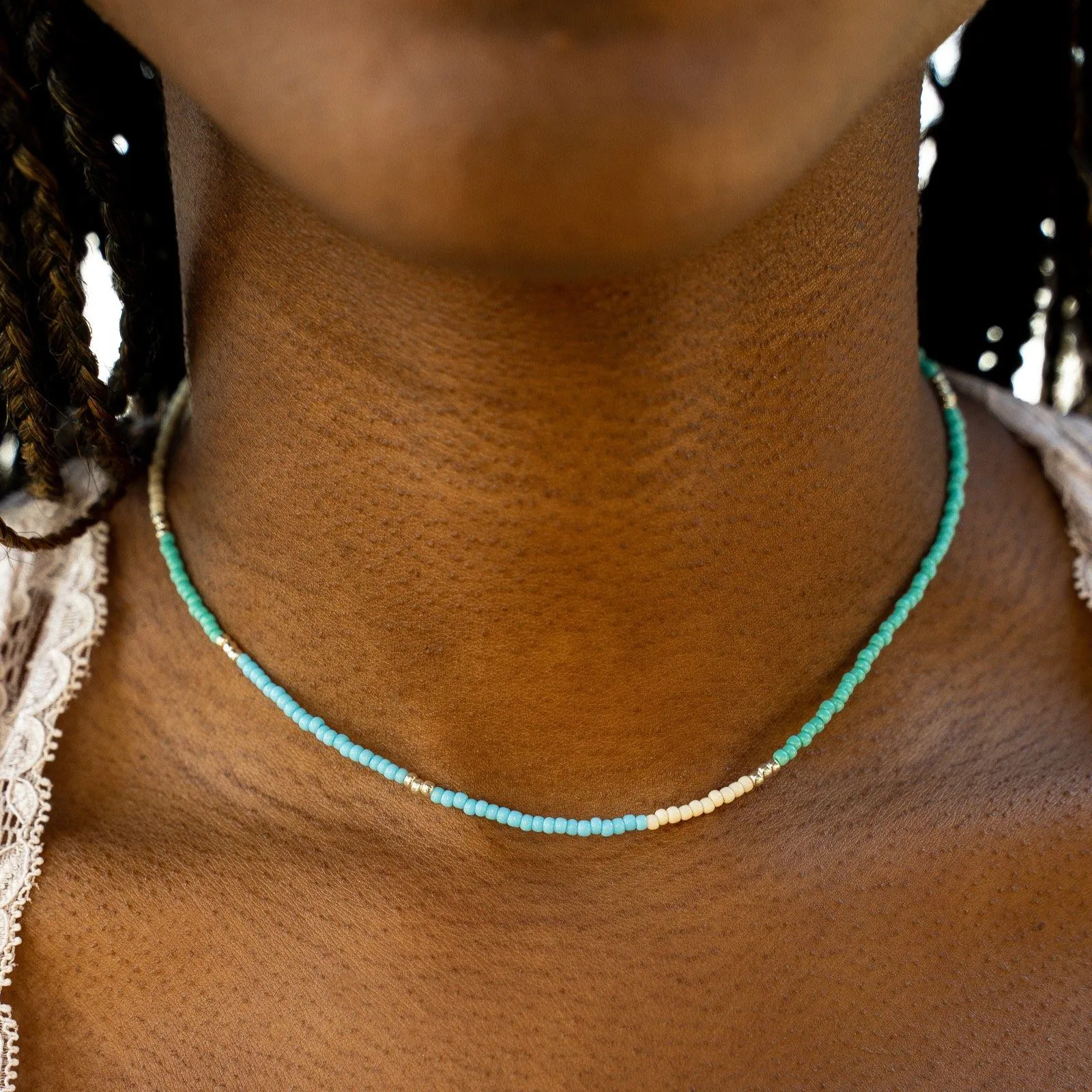 Playa Seed Bead Necklace sold by Pura Vida product image thumbnail 4