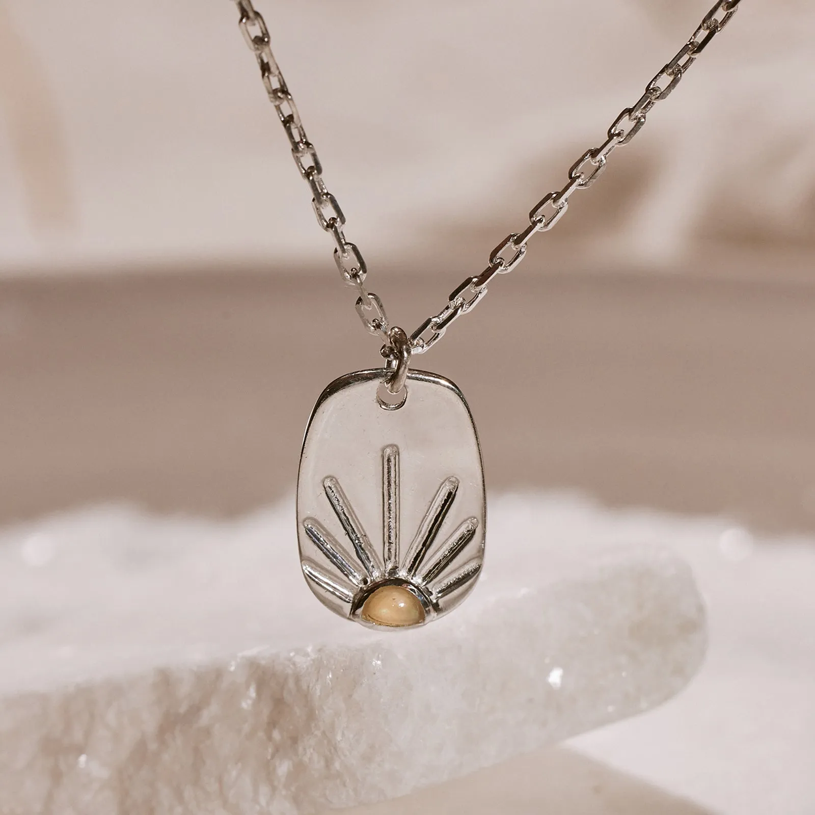 Sunshine Tag Chain Necklace sold by Pura Vida product image thumbnail 2