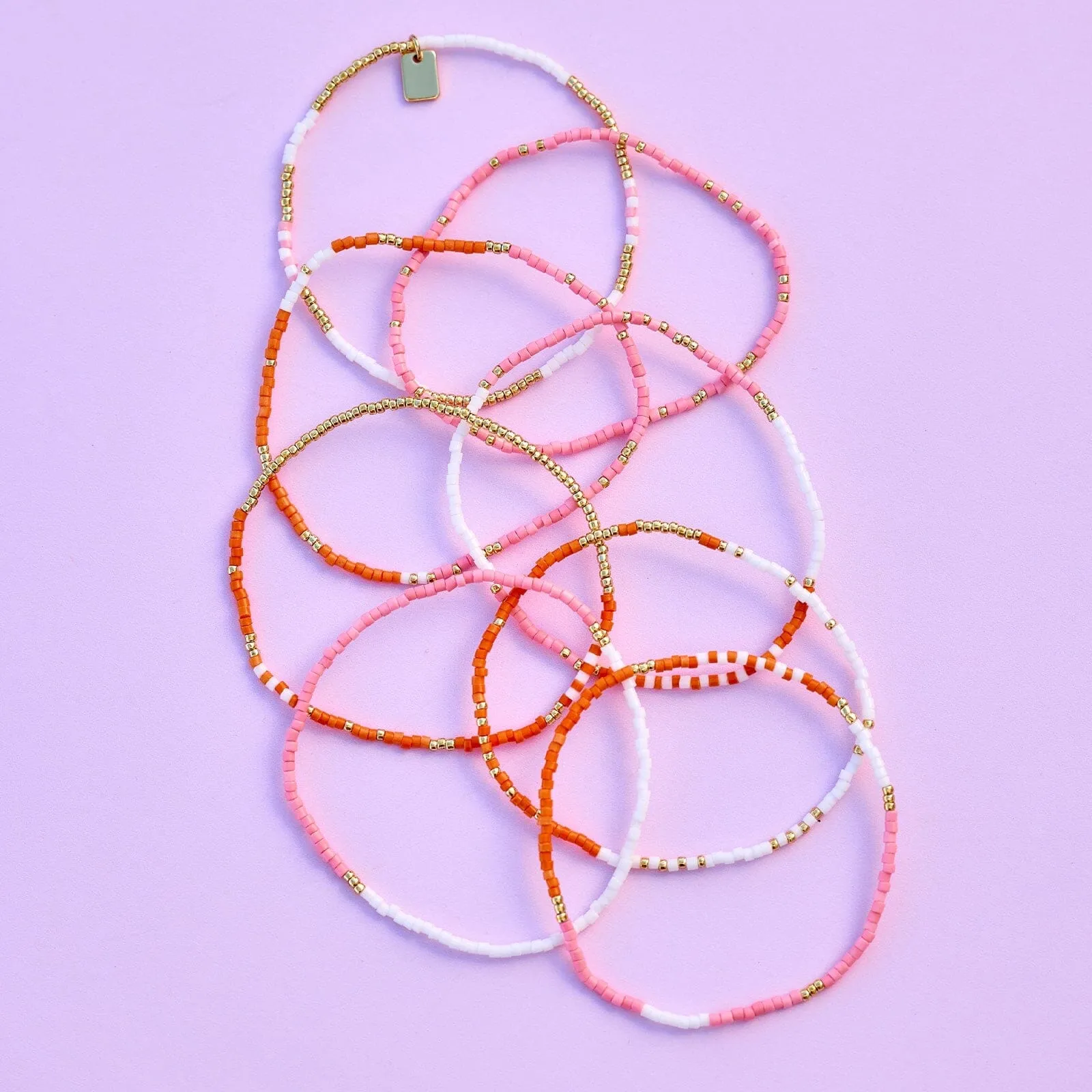 Warm Breeze Stretch Bracelet Set of 8 sold by Pura Vida product image thumbnail 4