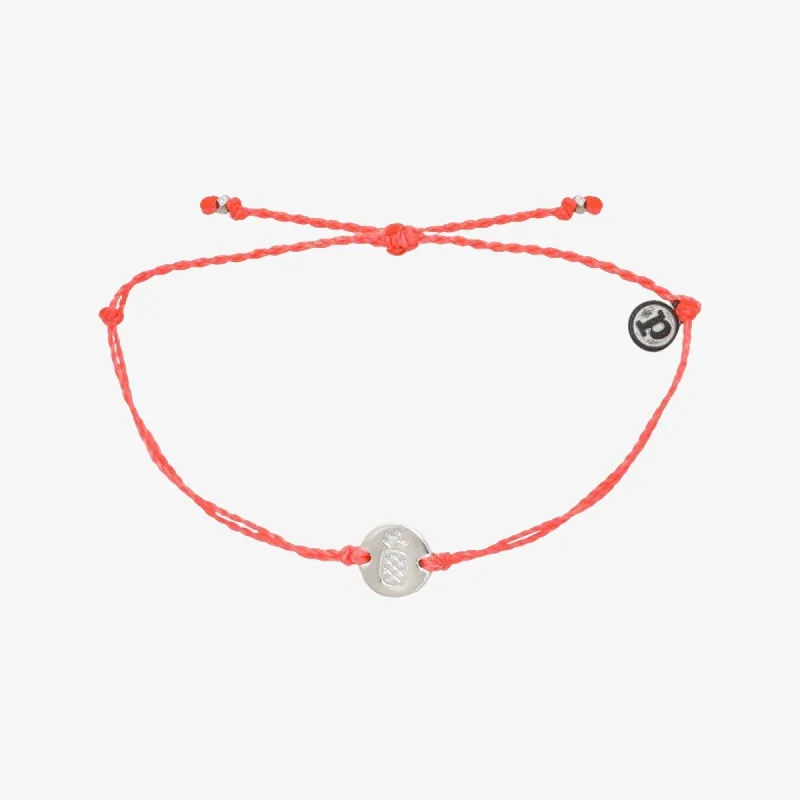 Silver Pineapple Coin Charm sold by Pura Vida