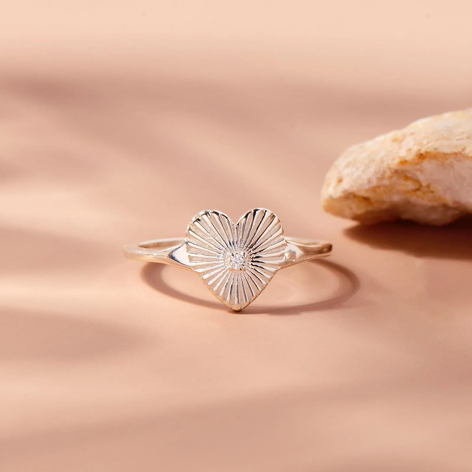 Sunburst Heart Ring sold by Pura Vida product image thumbnail 2