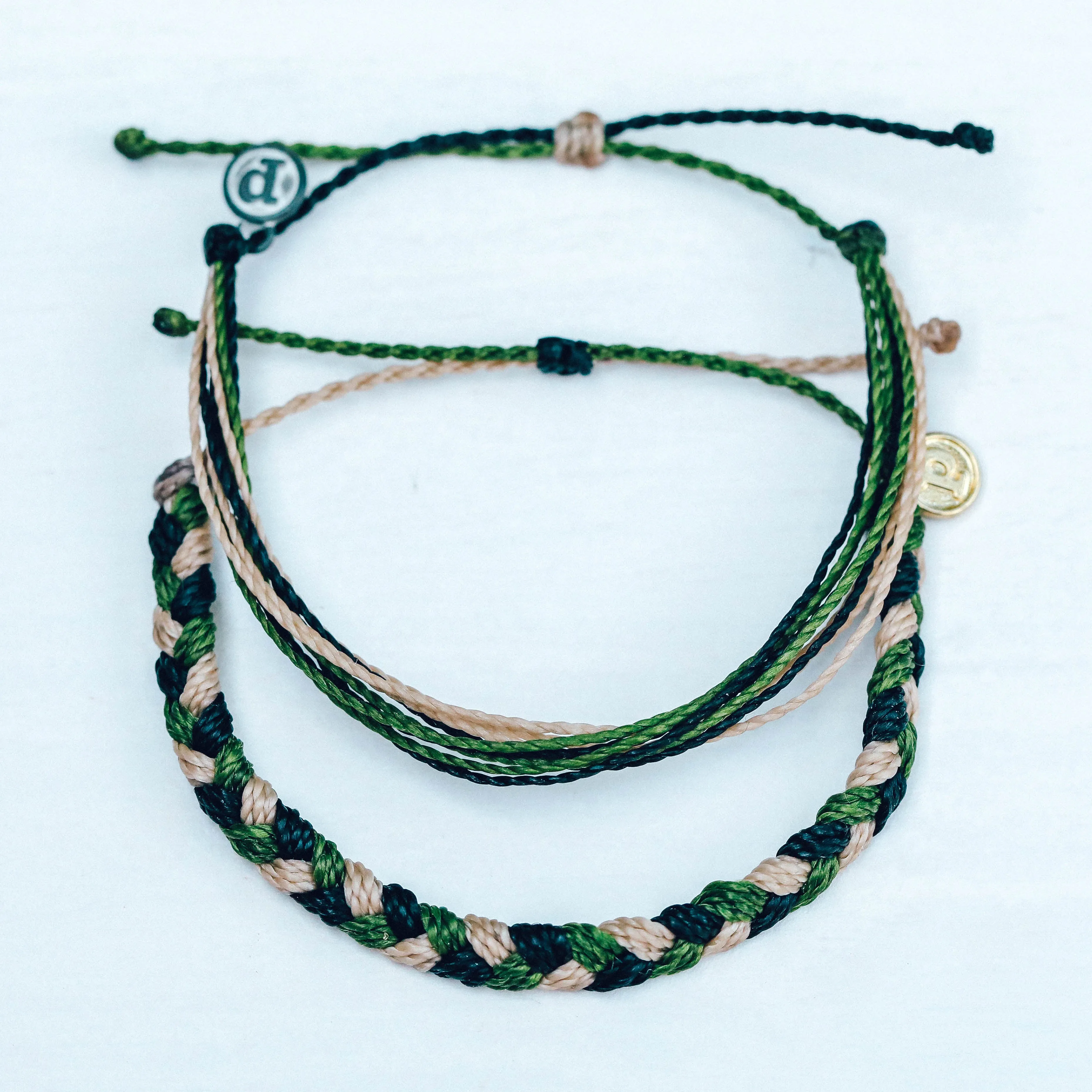 For the Troops Braided Bracelet sold by Pura Vida product image thumbnail 4