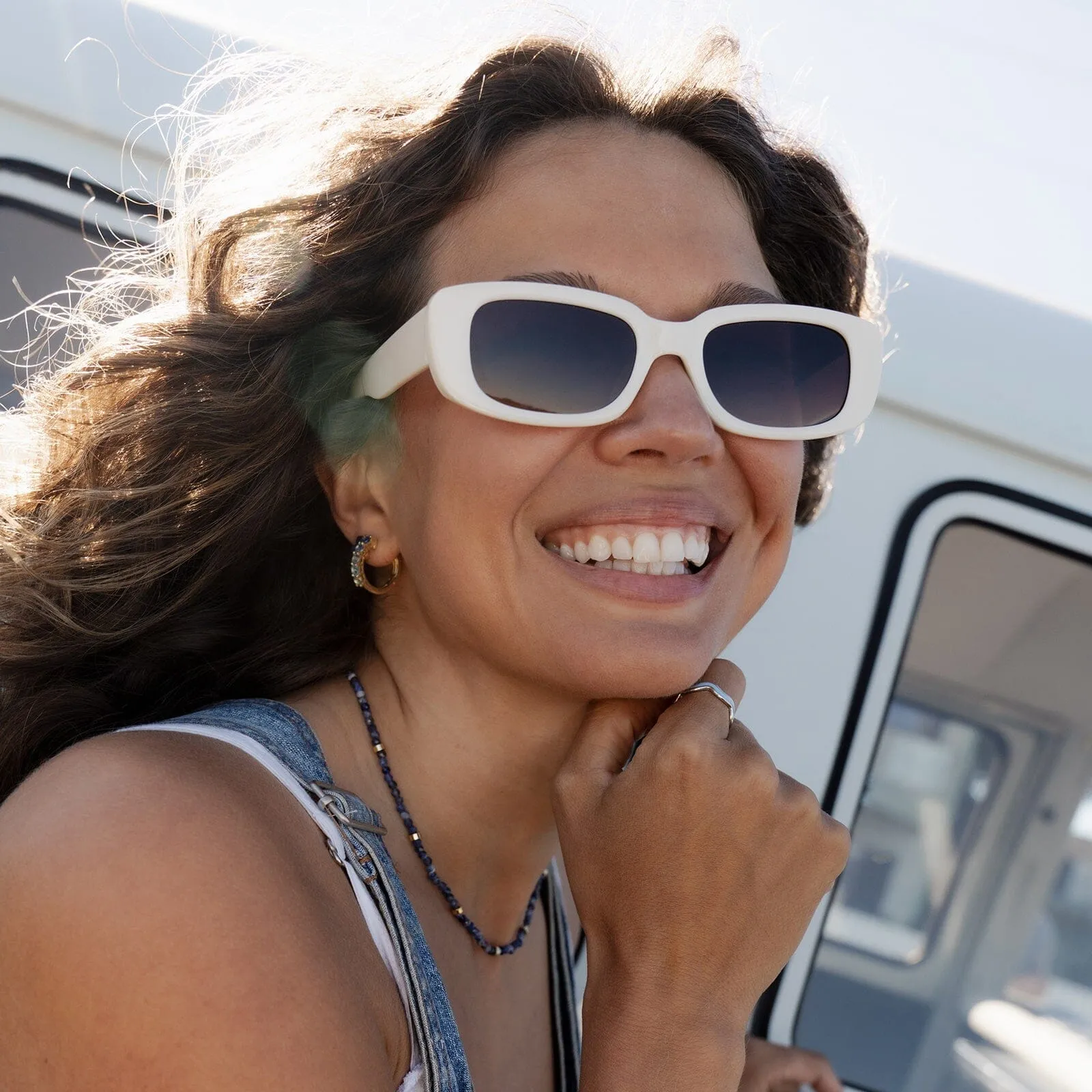 Surfrider Sea Stone Bead Choker sold by Pura Vida product image thumbnail 5