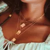 Rose Gold Empress Tarot Card Pendant Necklace sold by Pura Vida