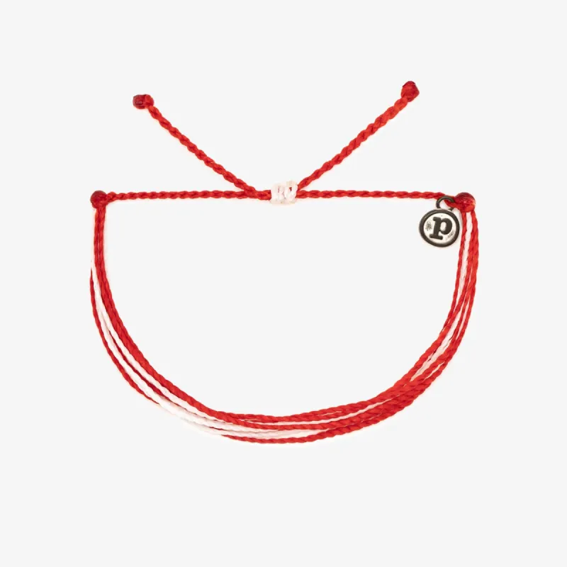 Red & White Bracelet sold by Pura Vida