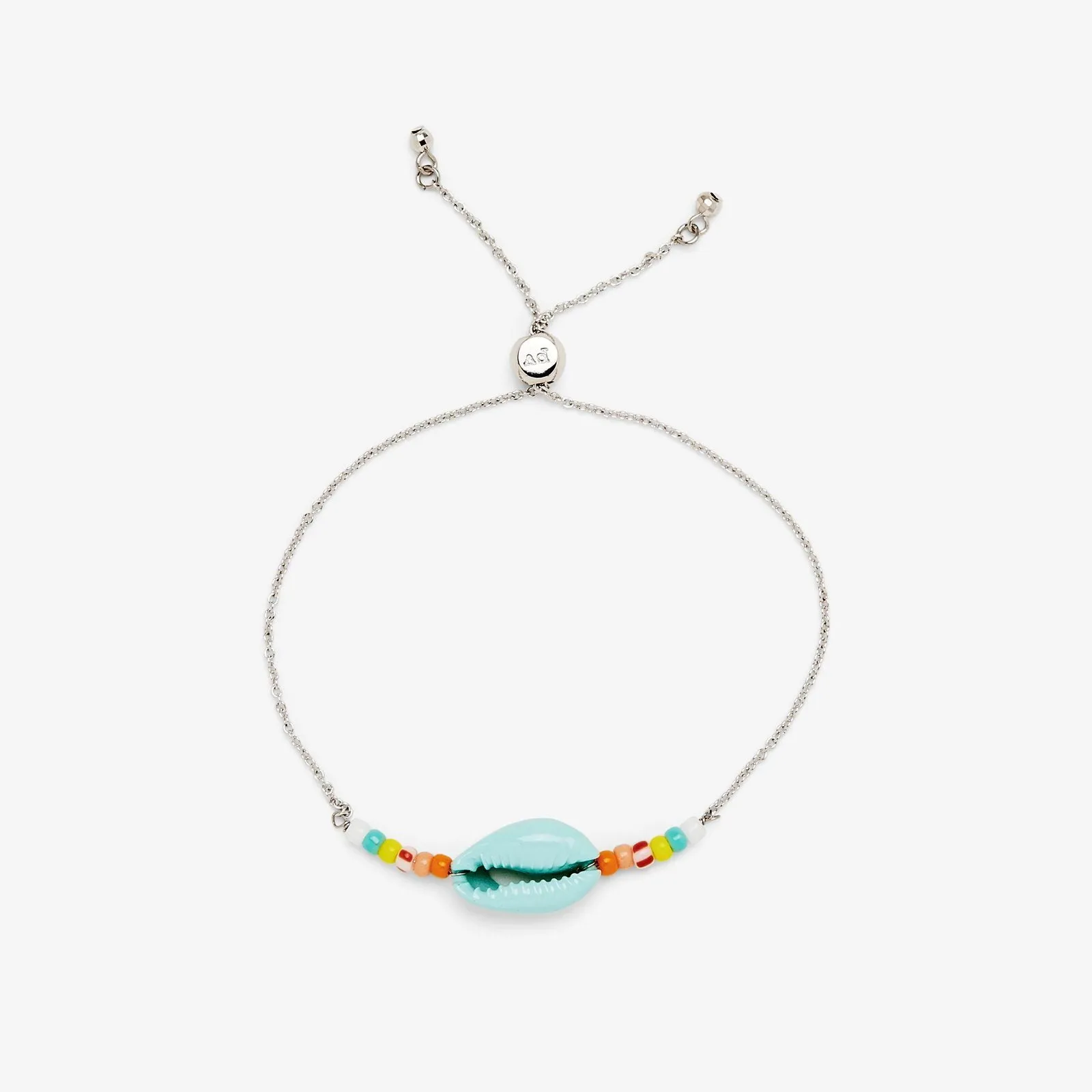 Candy Coated Cowrie Slider Bracelet sold by Pura Vida