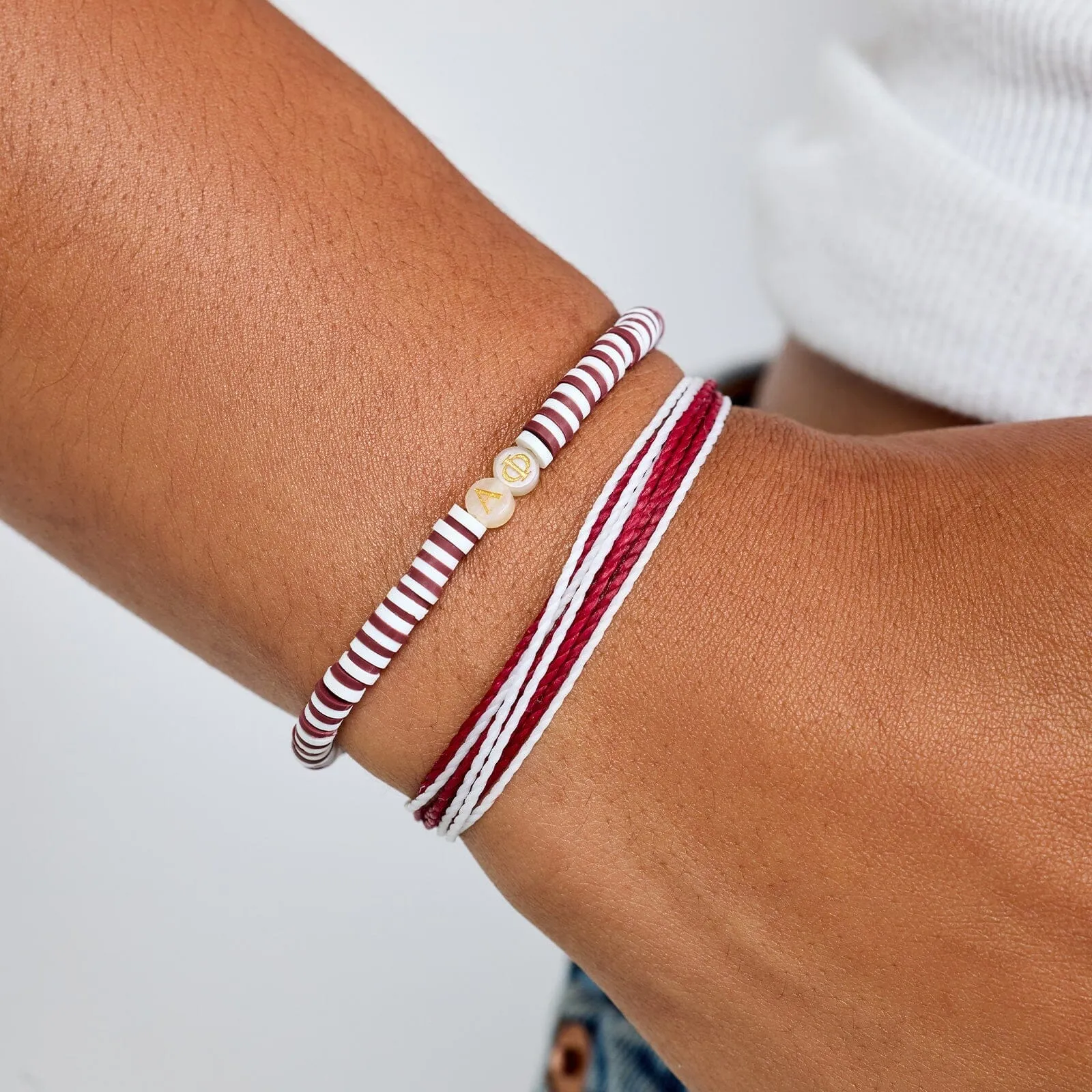 Alpha Phi Bracelet Set of 2 sold by Pura Vida product image thumbnail 2