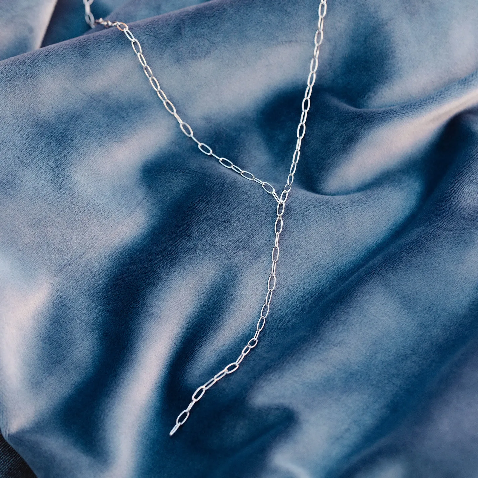 Mini Paperclip Lariat Necklace sold by Pura Vida product image thumbnail 3