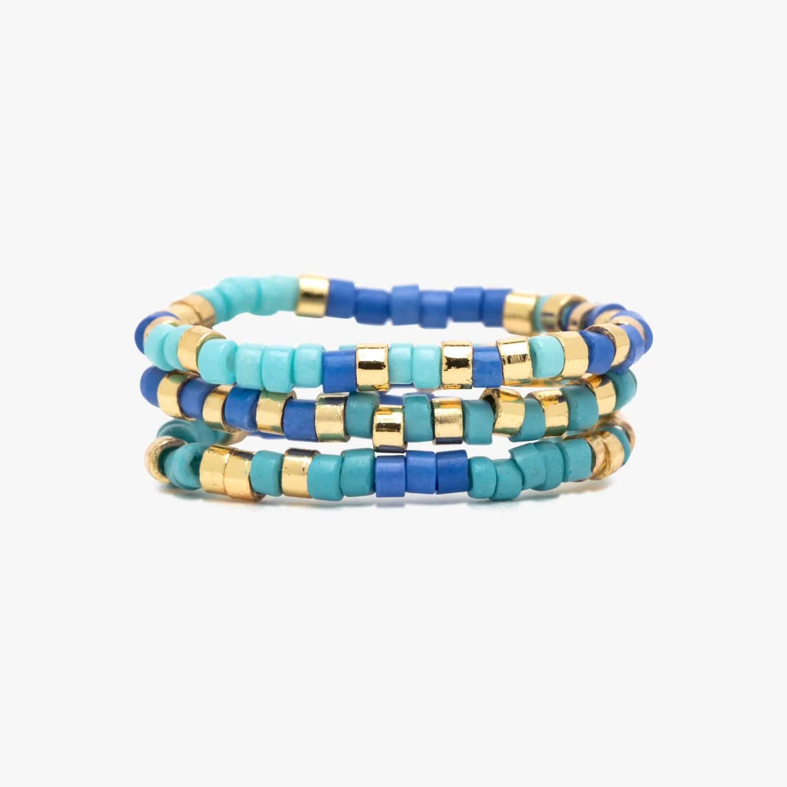 Out to Sea Stretch Ring Set of 3 sold by Pura Vida