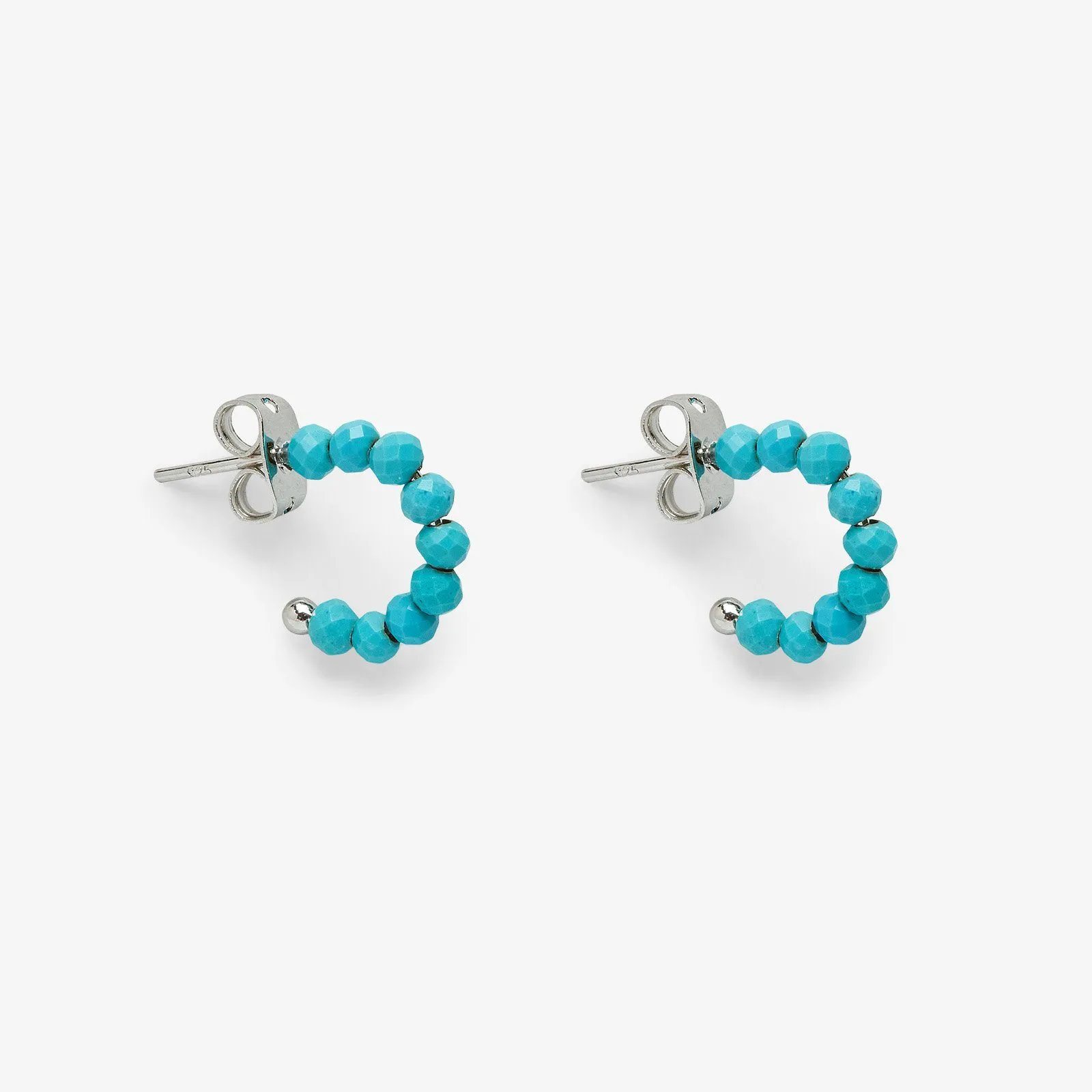 Turquoise Hoop Earrings sold by Pura Vida