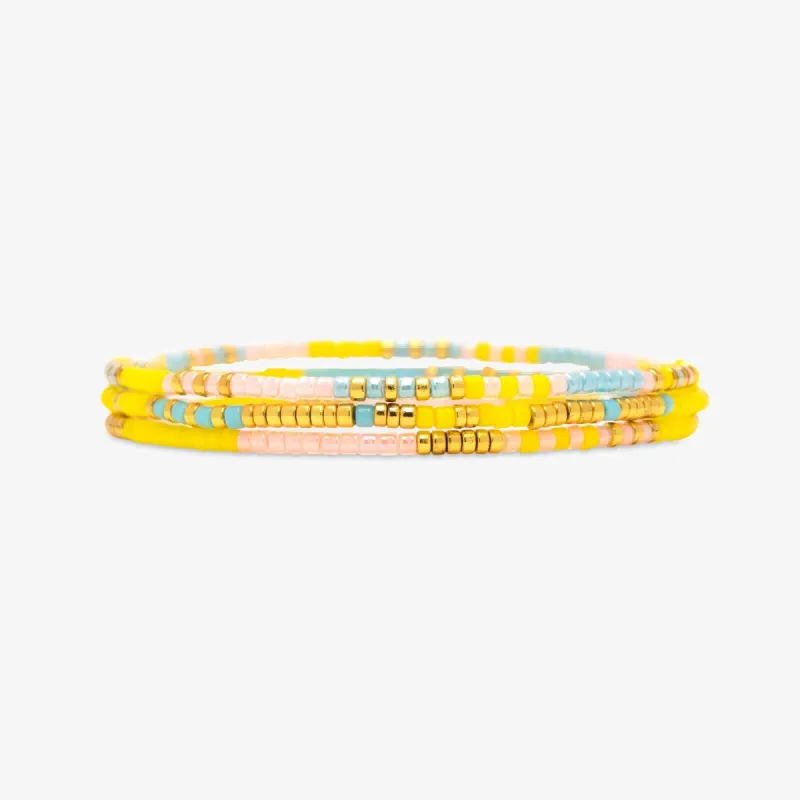 Sunset Beach Stretch Bracelet Set of 3 sold by Pura Vida