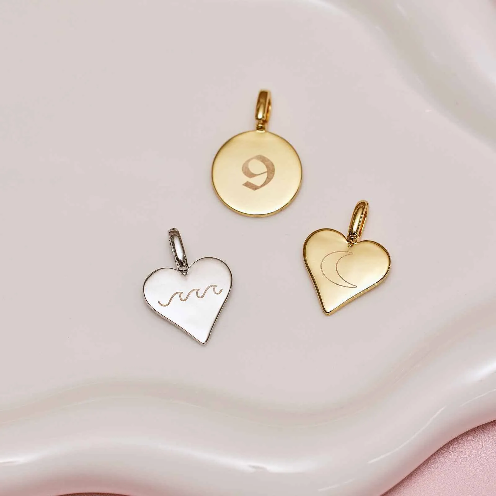 Engravable Heart Harper Charm sold by Pura Vida product image thumbnail 4