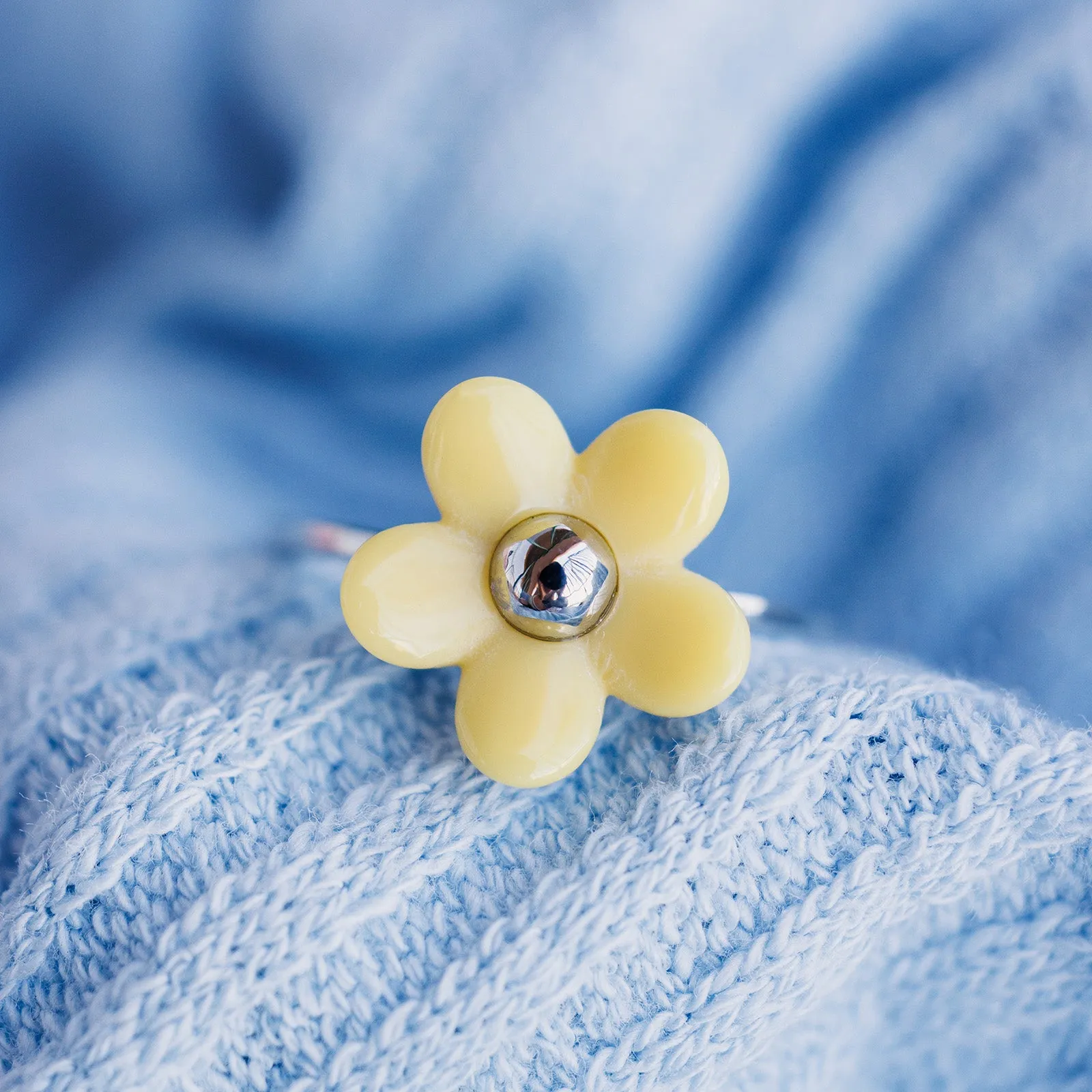 Solstice Enamel Flower Ring sold by Pura Vida product image thumbnail 4