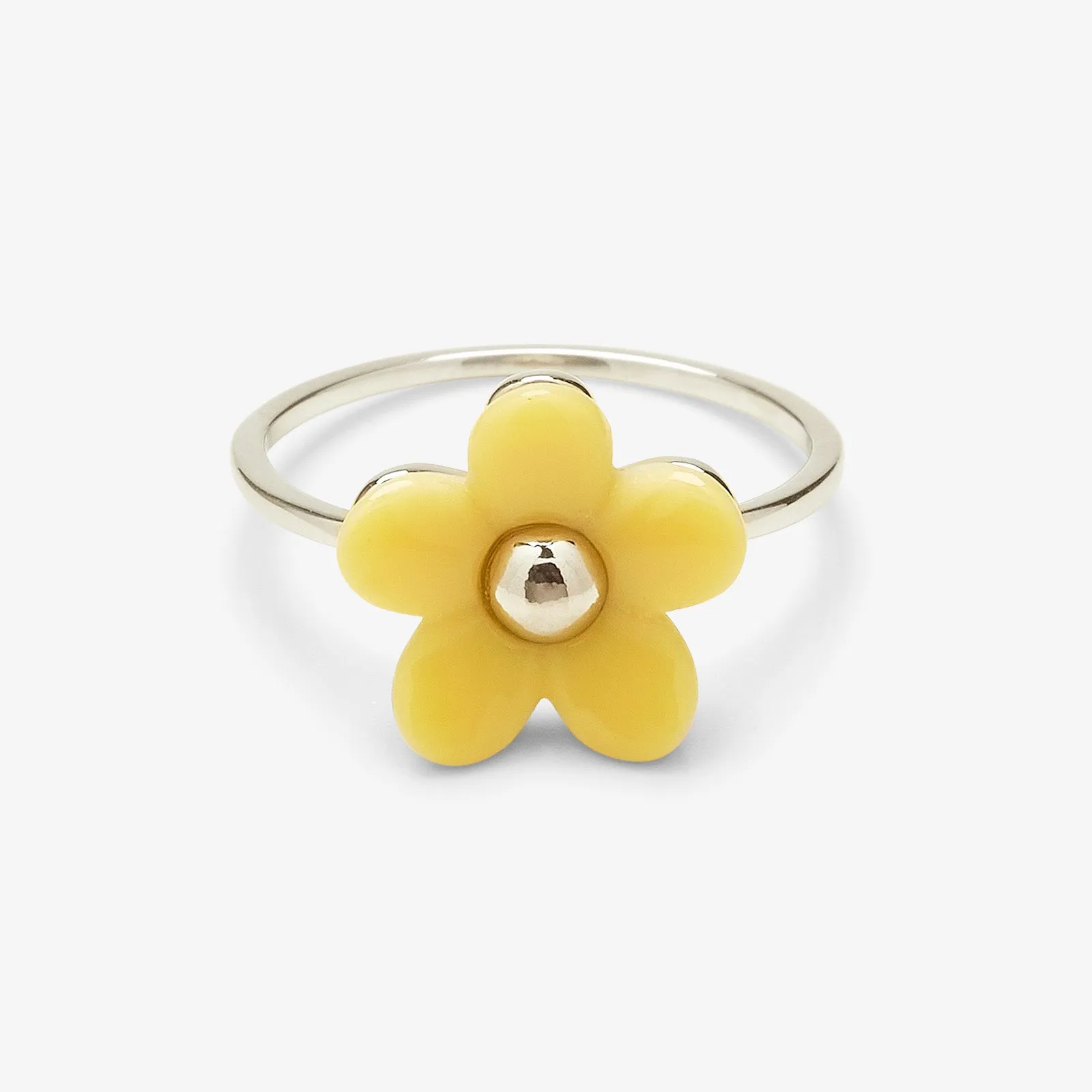 Solstice Enamel Flower Ring sold by Pura Vida