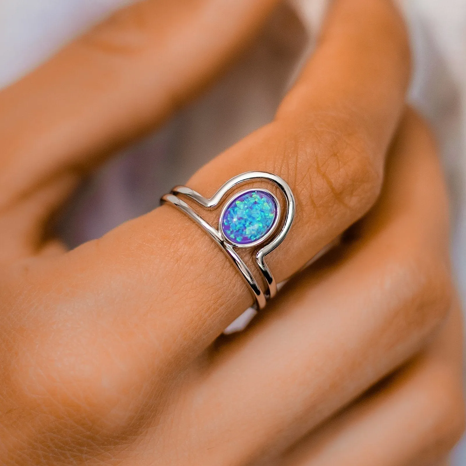 Crowned Opal Ring sold by Pura Vida product image thumbnail 3