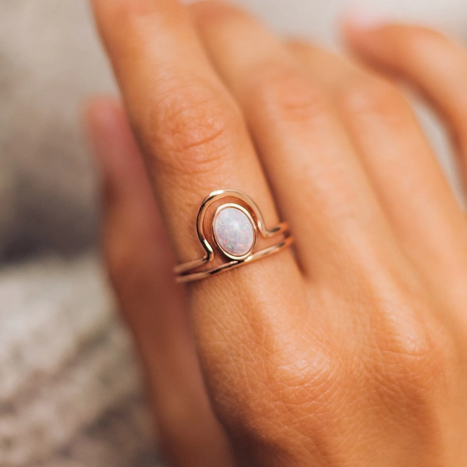 Crowned Opal Ring sold by Pura Vida product image thumbnail 4