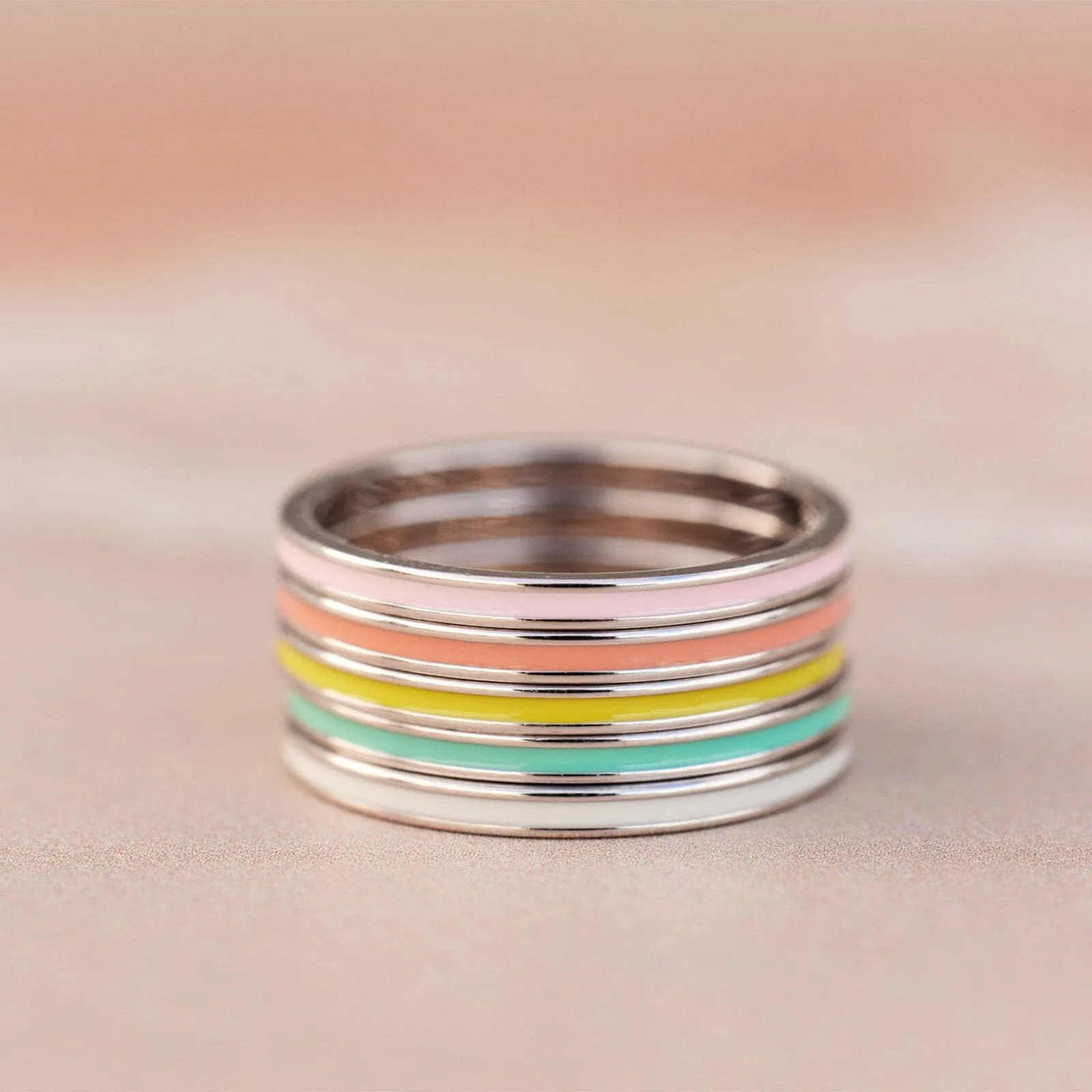 Spring Fling Ring Stack sold by Pura Vida product image thumbnail 5