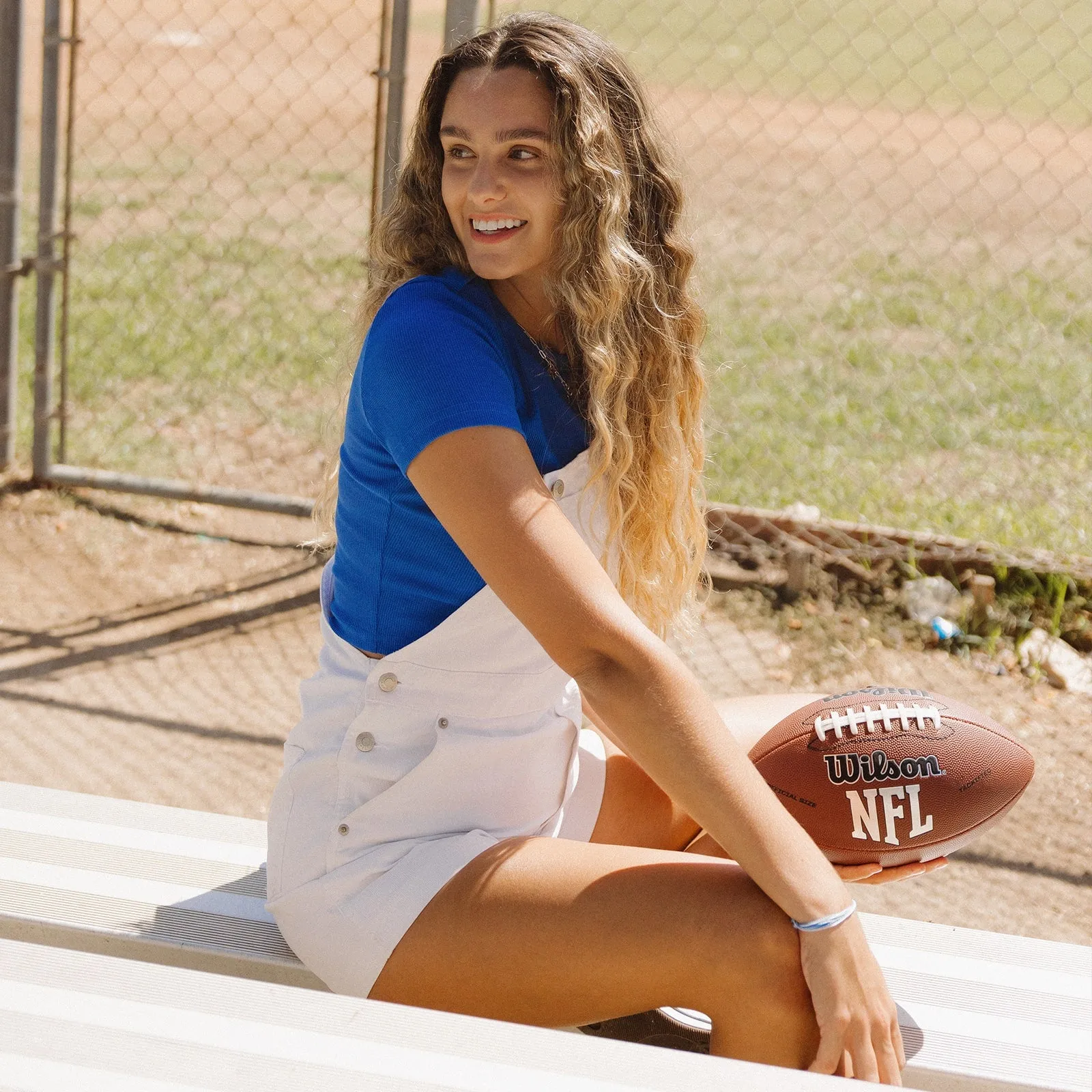 Light Blue & White Bracelet sold by Pura Vida product image thumbnail 5