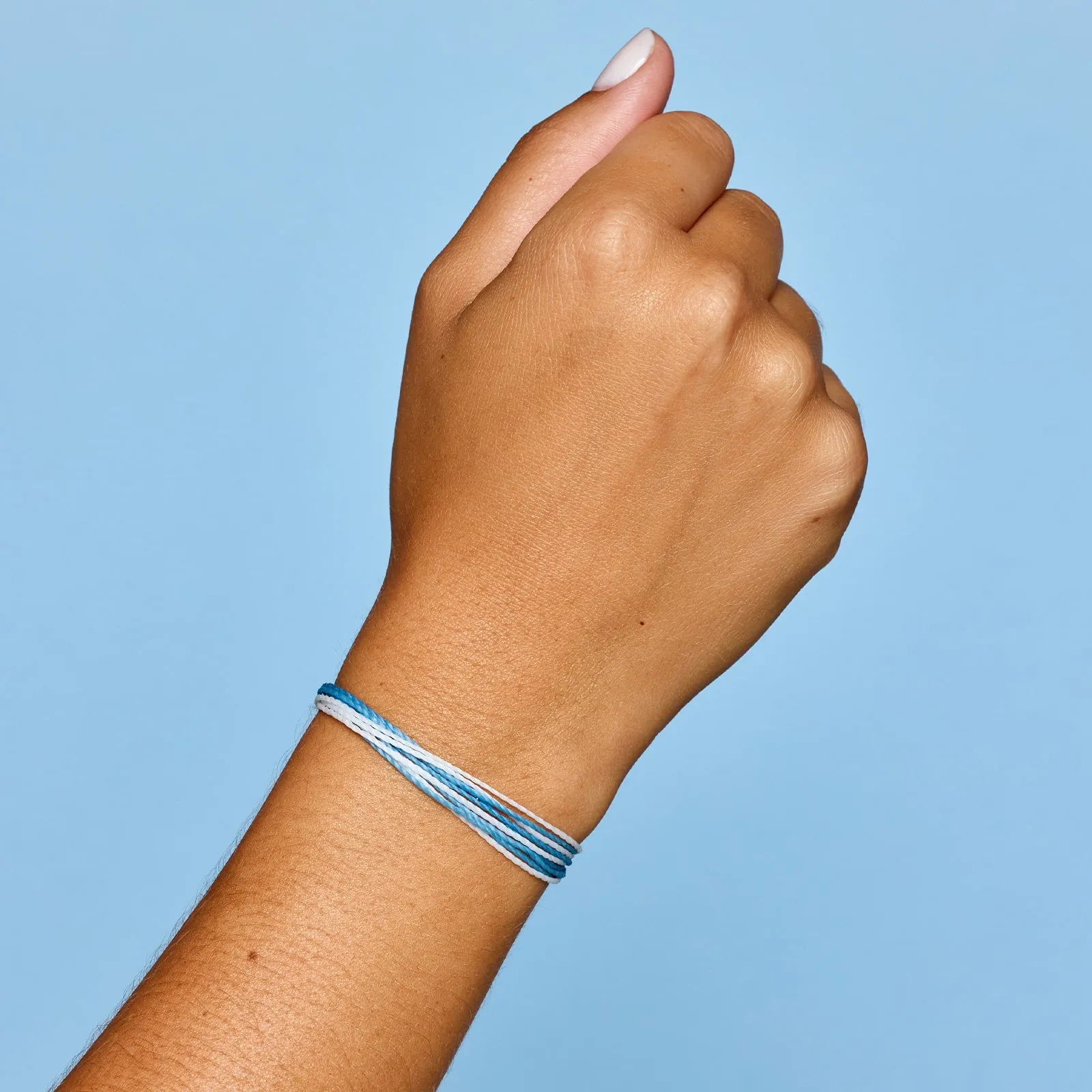 Light Blue & White Bracelet sold by Pura Vida product image thumbnail 2
