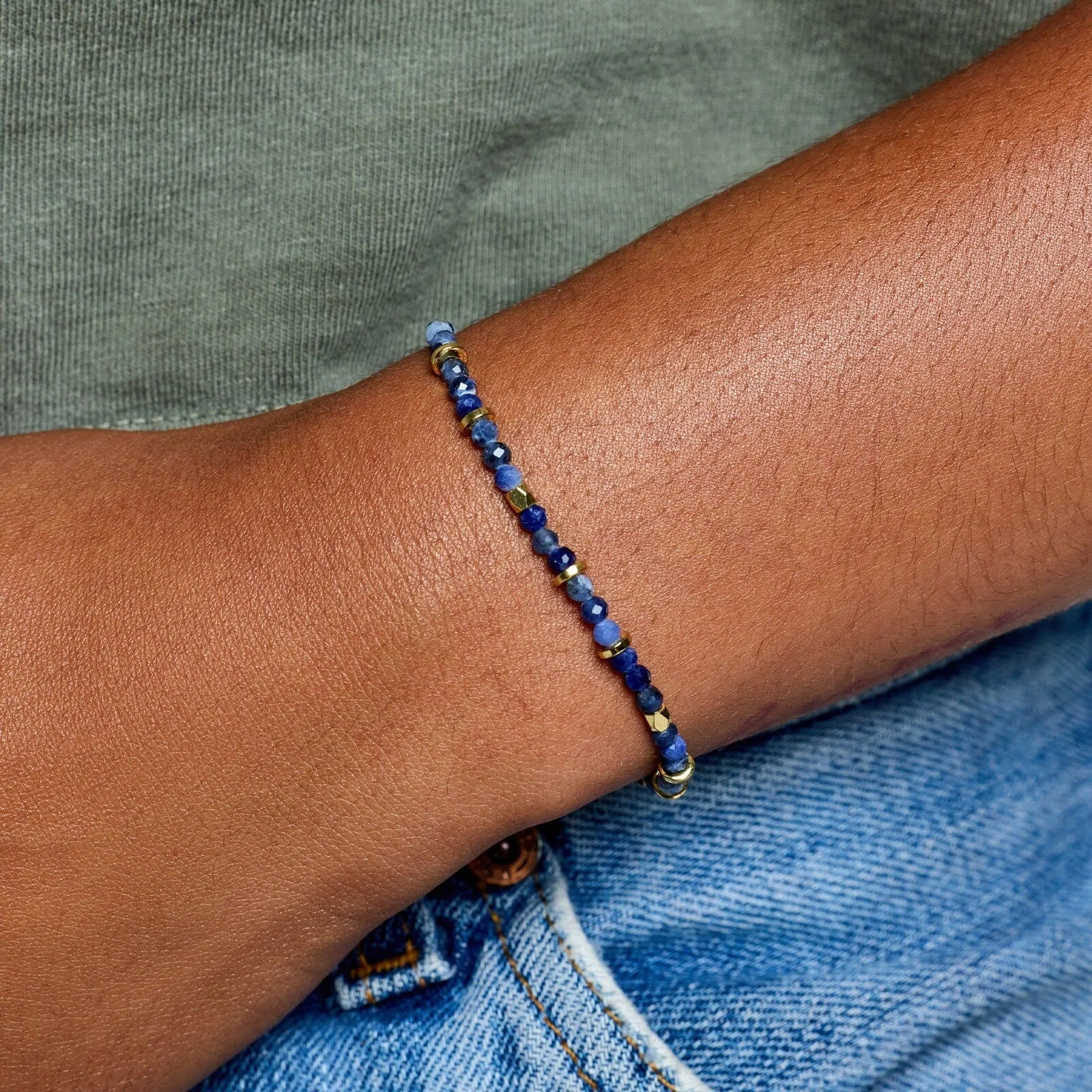 Surfrider Sea Stone Stretch Bracelet sold by Pura Vida product image thumbnail 2