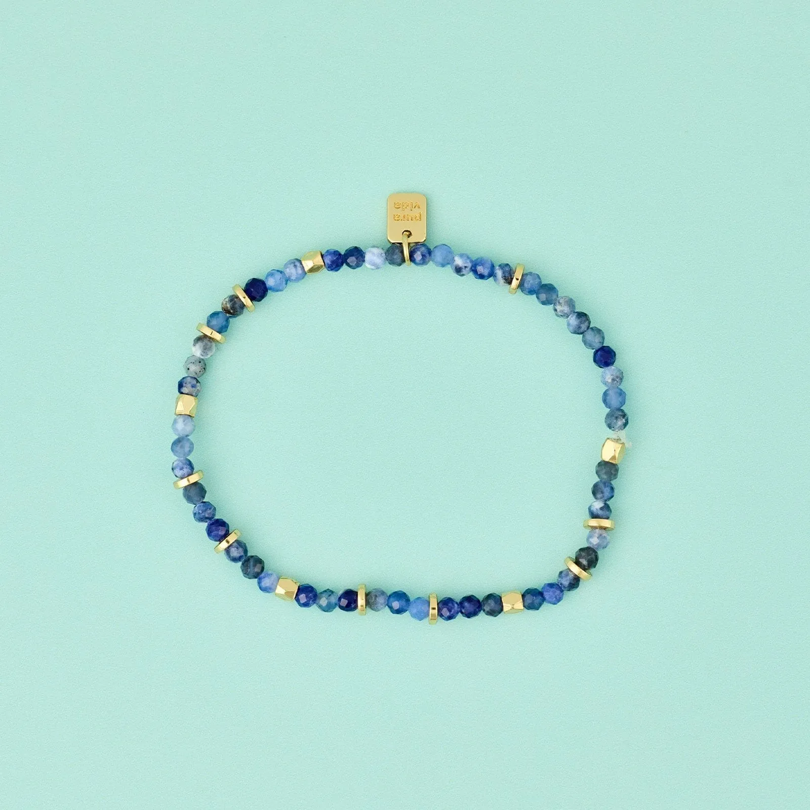 Surfrider Sea Stone Stretch Bracelet sold by Pura Vida product image thumbnail 4