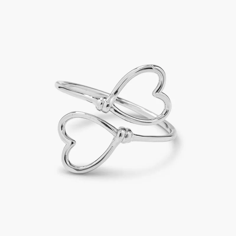 Heart Wire Wrap Ring sold by Pura Vida