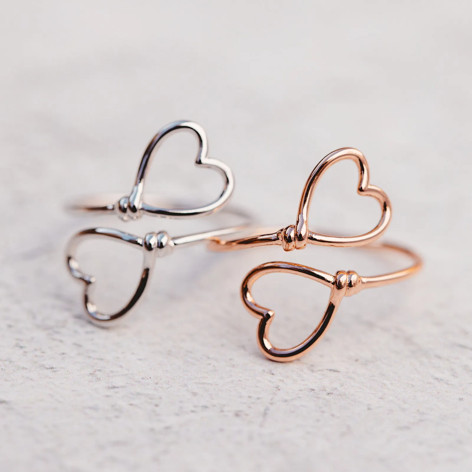 Heart Wire Wrap Ring sold by Pura Vida product image thumbnail 5
